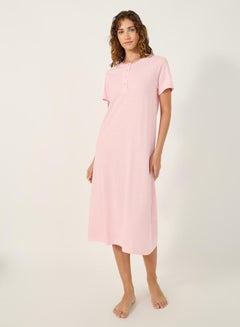Styli YOKE PLACKET NIGHTDRESS - MIDI  - Image 1