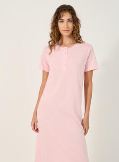 Styli YOKE PLACKET NIGHTDRESS - MIDI  - Image 2