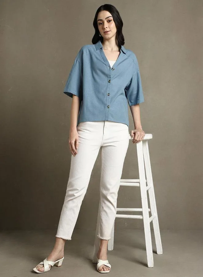 Dennis Lingo Dennis Lingo Plain Oversized Shirt