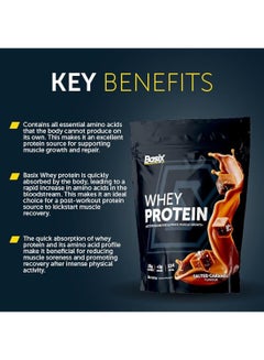 Basix Whey Protein Salted Caramel 1 lb  - Image 4