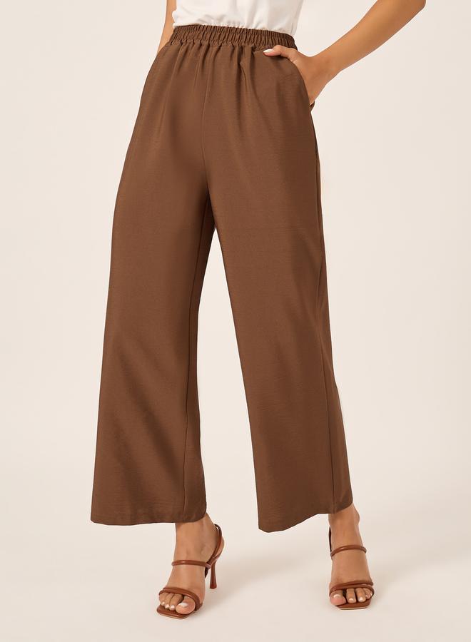 Styli Oversized Spread Collar Shirt and Wide Leg Pants Set - Image 5