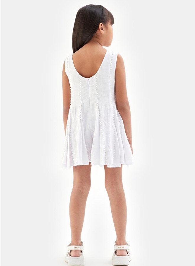 Tyess Girl Ecru Overall - Image 4