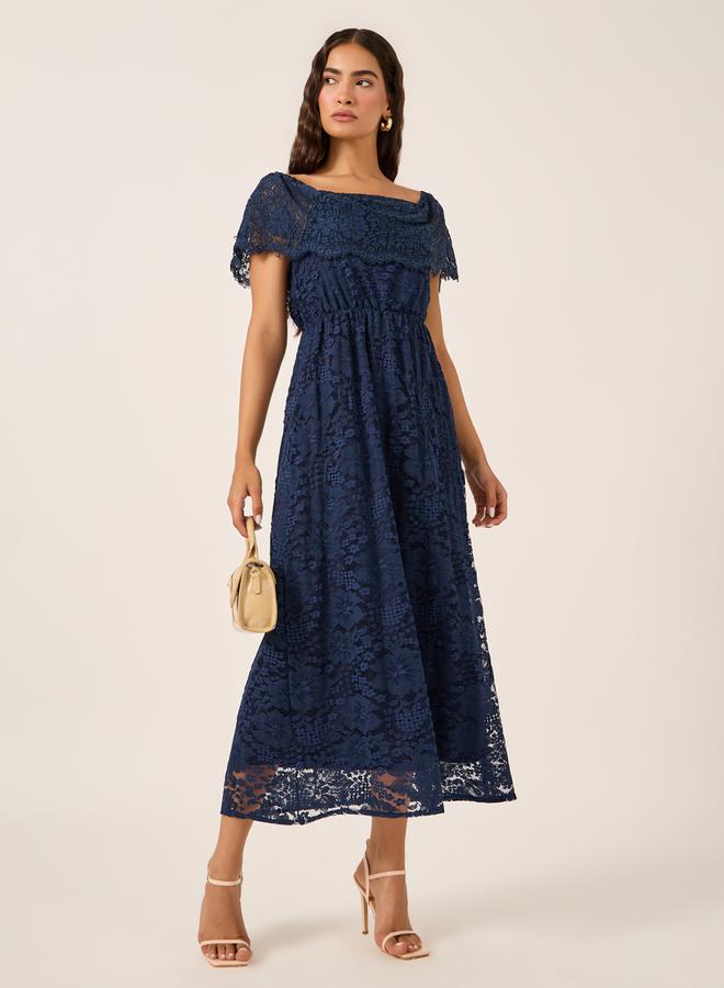 Styli Lace Off-Shoulder Dress  - Image 1
