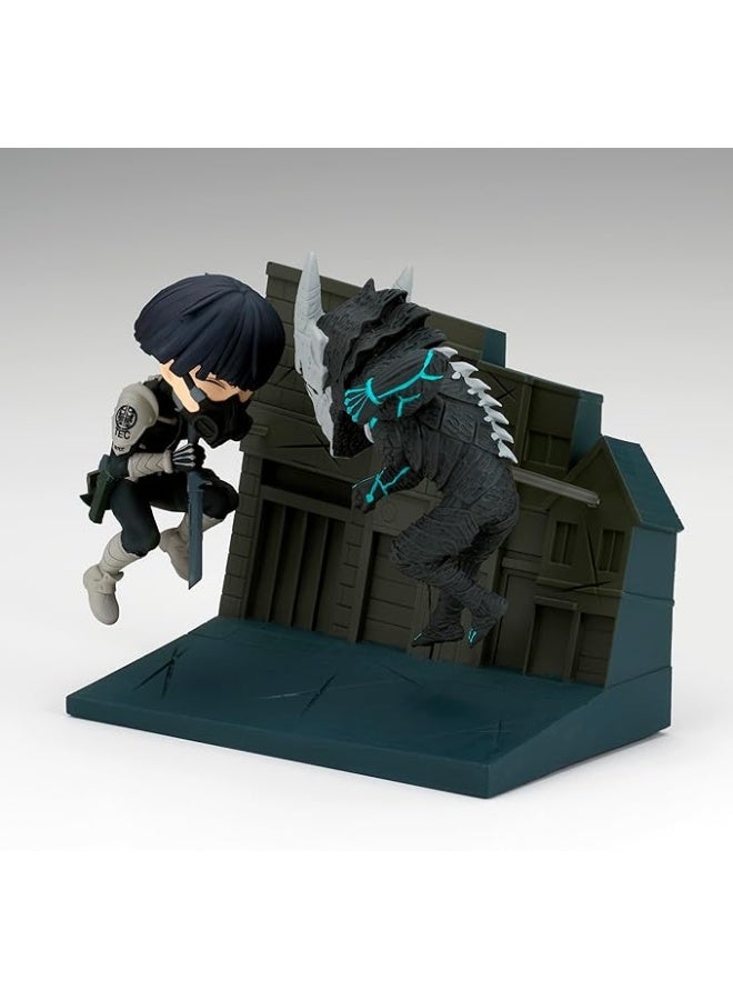 Banpresto Kaiju No. 8 WCF Log Soshiro Hoshina Vs Kaiju No. 8 Statue