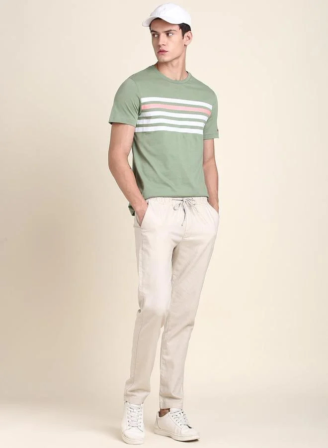 Dennis Lingo Printed Slim Fit T-Shirt by Styli