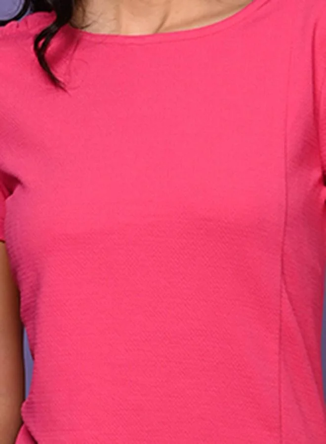 LILPICKS Ruched Sleeve Dress
