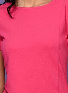 LILPICKS Round Neck Gathered Detail Dress by Styli  - Image 5