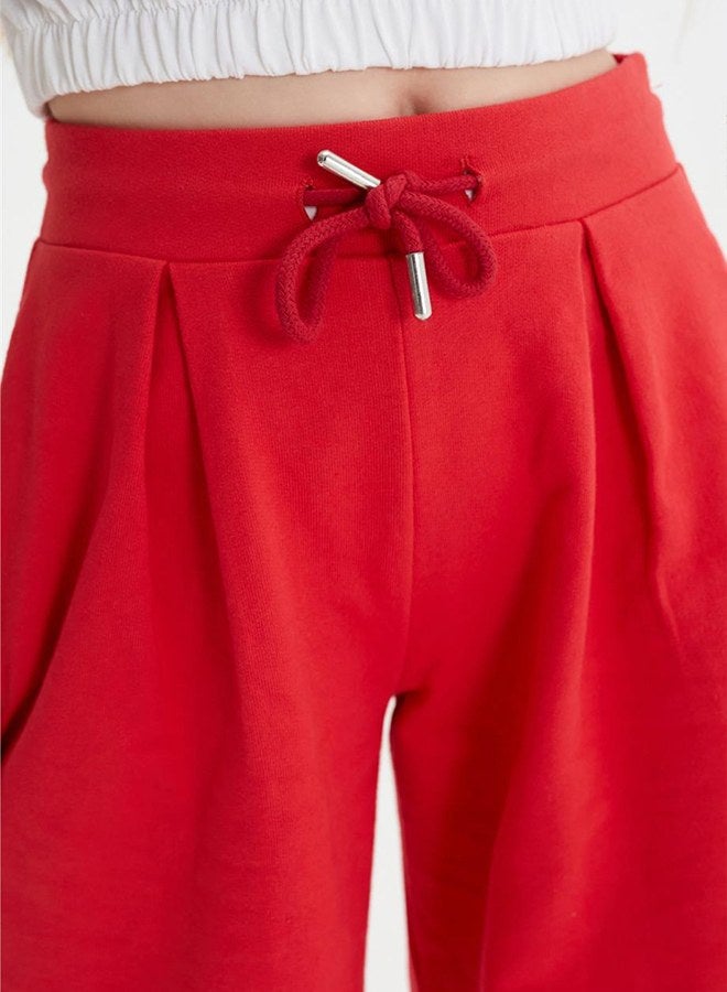 تايس فتاة رياضية حمراء القاع - Image 3