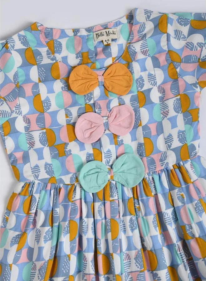 BELLA MODA Printed Cotton Dress