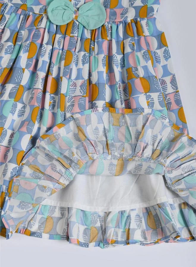 BELLA MODA Printed Cotton Dress