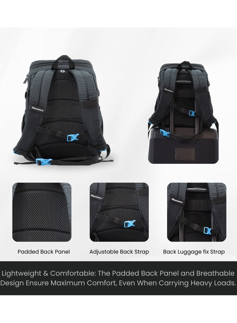 Discovery ICON 25 L Backpack Black Padded Laptop Backpack Durable Water Resistent Backpack Hiking Outdoor Travel Backpack For Men And Women - zsku/ZD29BADBA01DC3735DEB9Z-1/45/1741341121/600714ec-eae4-425d-95a1-32fb390d8300