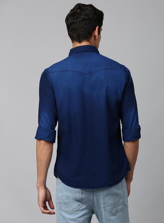 Dennis Lingo Denim Long Sleeves Casual Shirt by Styli  - Image 5