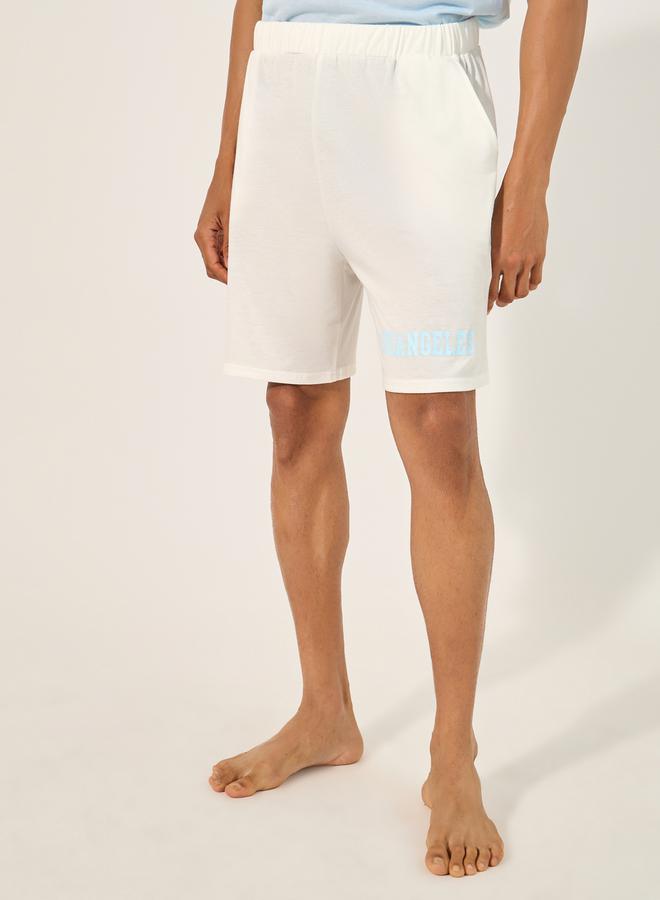 Styli Slogan Print Tank and Shorts Pyjama Set - Image 5