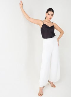 Femmella Mid Rise Wide Leg Satin Pant by Styli  - Image 5