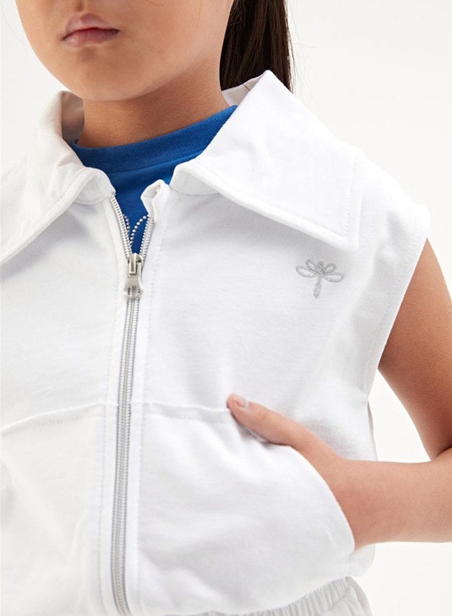 Tyess Girl Grey Vest - Image 3