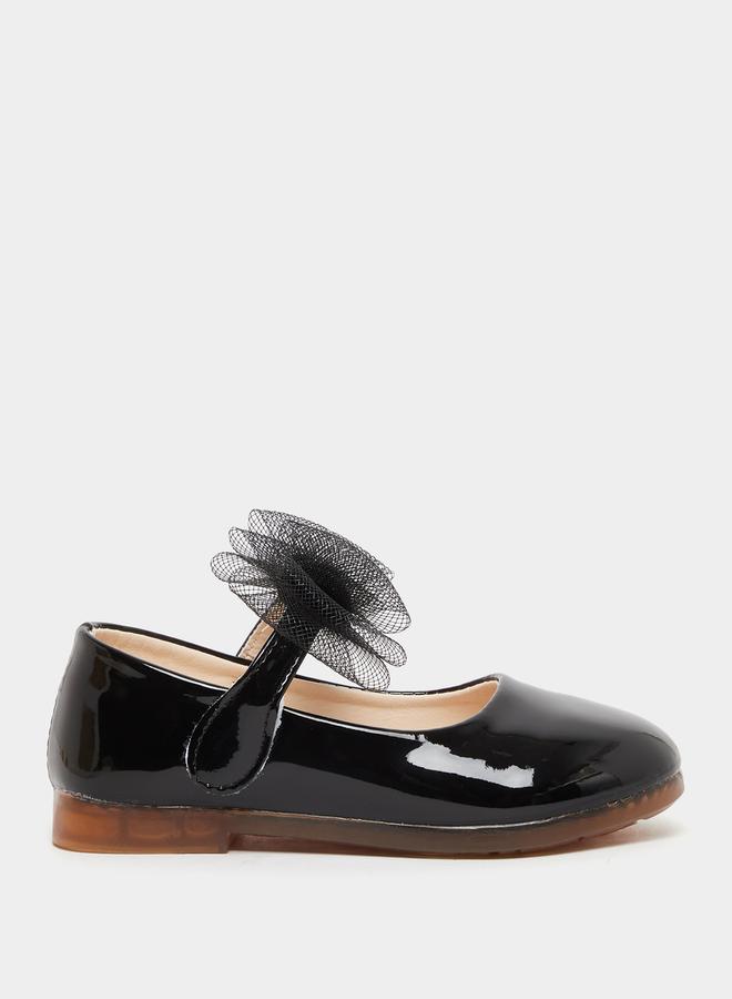 Styli Flower Corsage Flat Ballerinas Shoes  - Image 1