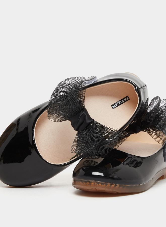 Styli Flower Corsage Flat Ballerinas Shoes  - Image 3