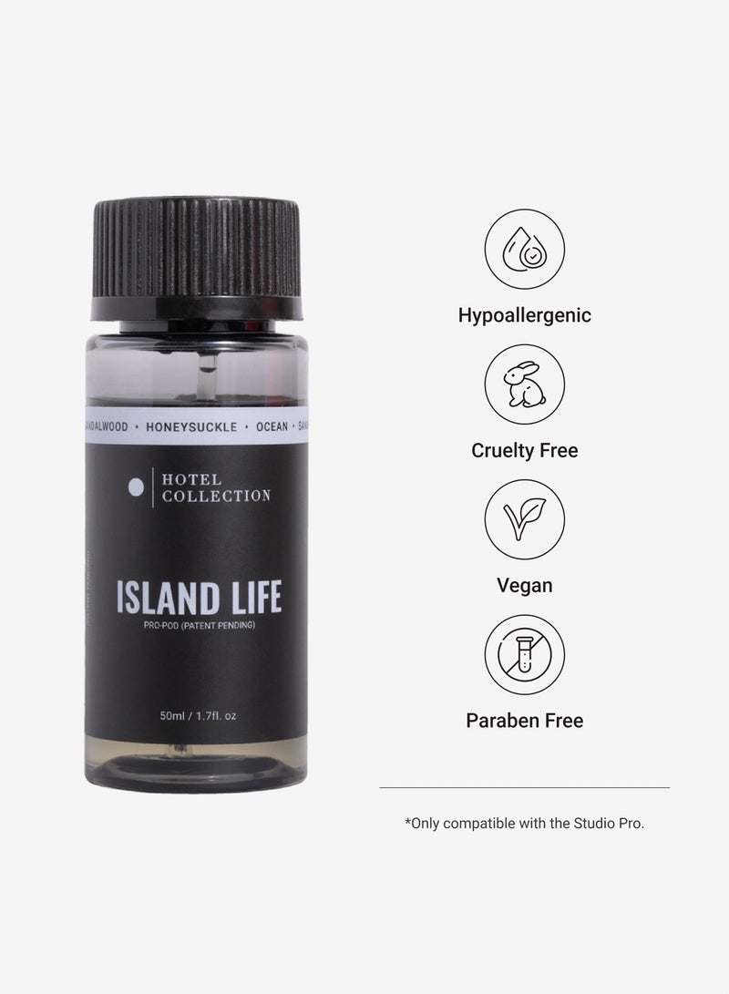 Hotel Collection Island Life Pro-Pod Oil Blend - Hotel Inspired for Luxury Essential Oil Diffusers - Aromatherapy Scent Diffuser Oil - Ocean, Sandalwood, and Honeysuckle  - Image 2