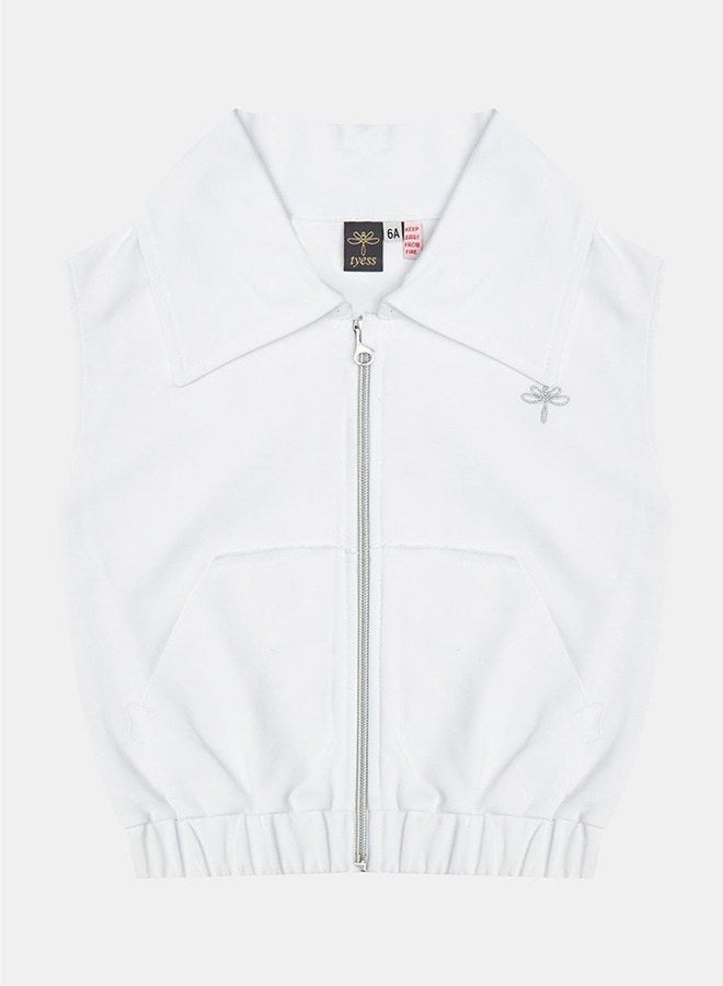 Tyess Girl Grey Vest - Image 5