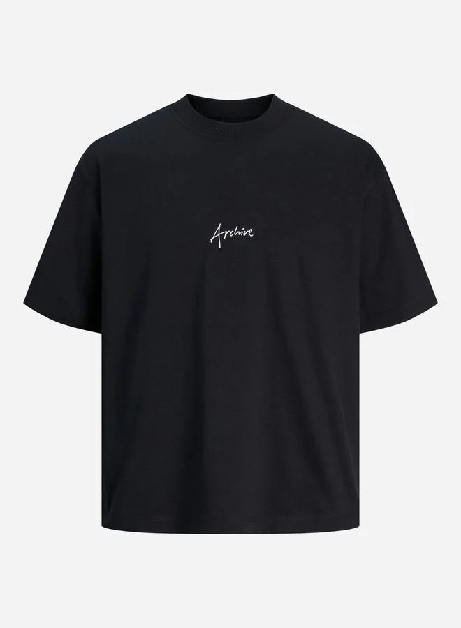 JACK & JONES Slogan Print Crew Neck T-Shirt