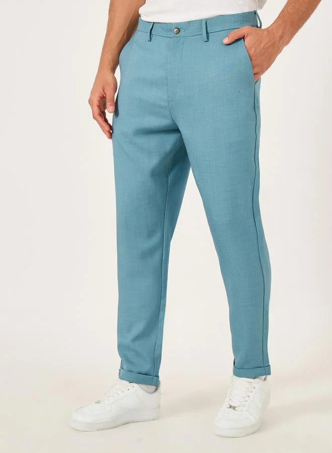 Styli Solid Double Breasted Blazer Vest and Pants Co-Ords by Styli