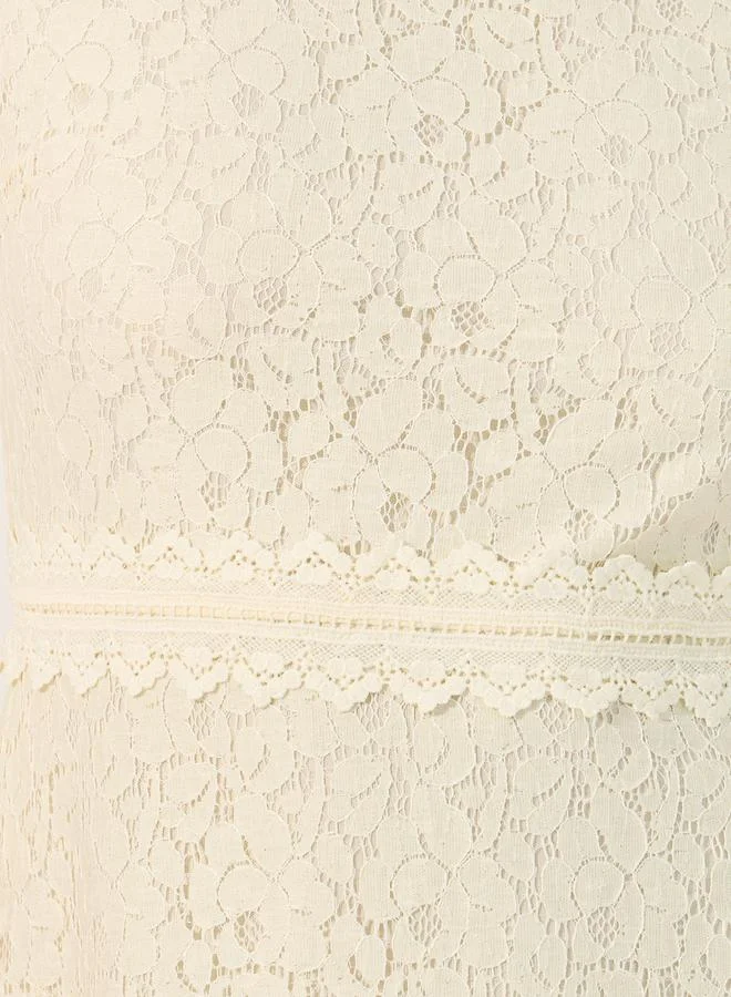 Styli Lace Handkerchief Dress