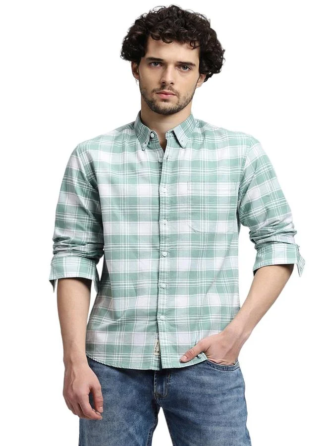 Dennis Lingo Checked Long Sleeves Casual Shirt by Styli
