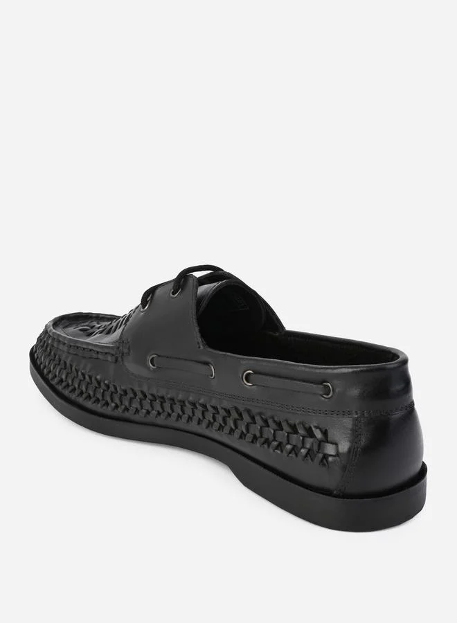 Styli Genuine Leather Handmade Lace Up Shoes