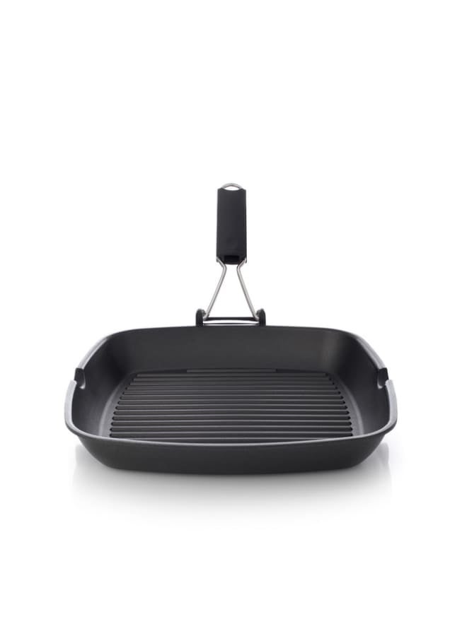 illa Moving Handle Grill Pan Black 28cm price in Egypt | Compare Prices