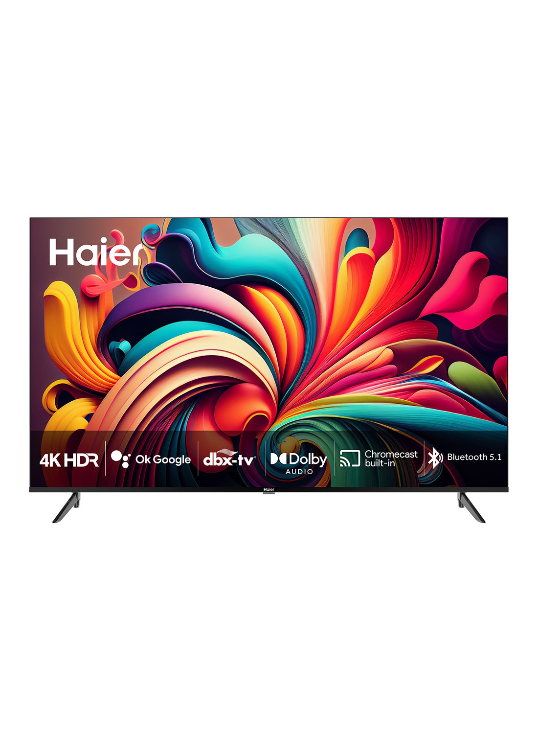 Haier 50 Inch 4K Smart TV Android HDR Native 60HZ Refresh Rate