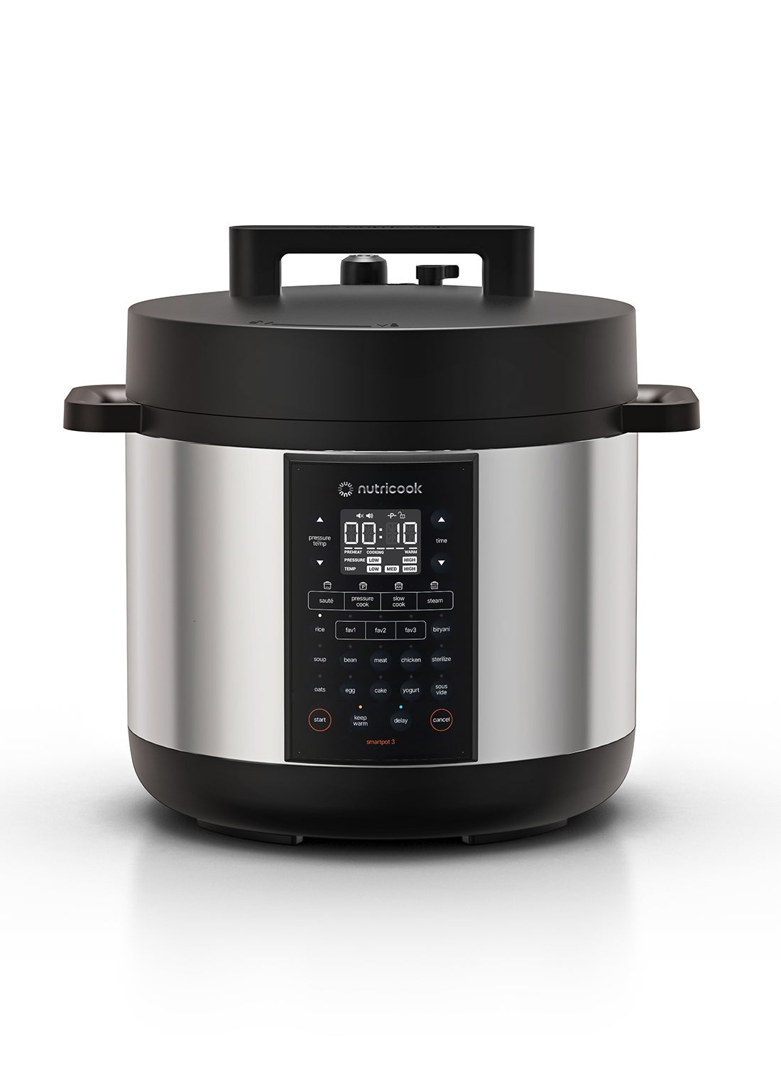 nutricook Smart Pot 1500W, 12 in Electric Pressure Cooker
