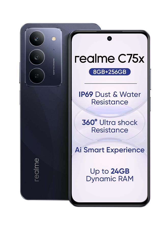 realme C75X Dual SIM Oceanic Blue 8GB RAM 256GB 4G - Middle East