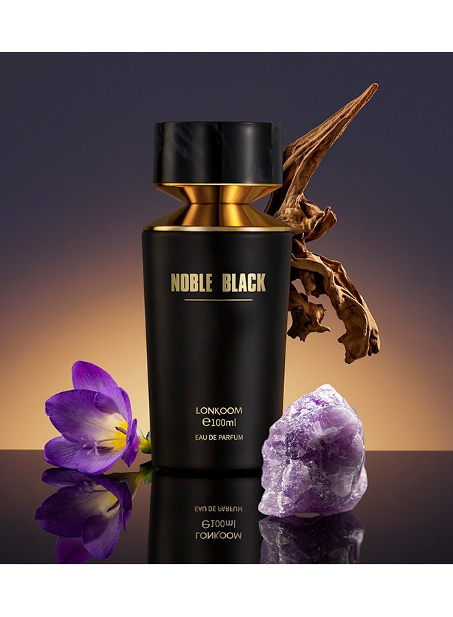 LONKOOM Noble Black EDT For Men 100ml price in Dubai, UAE