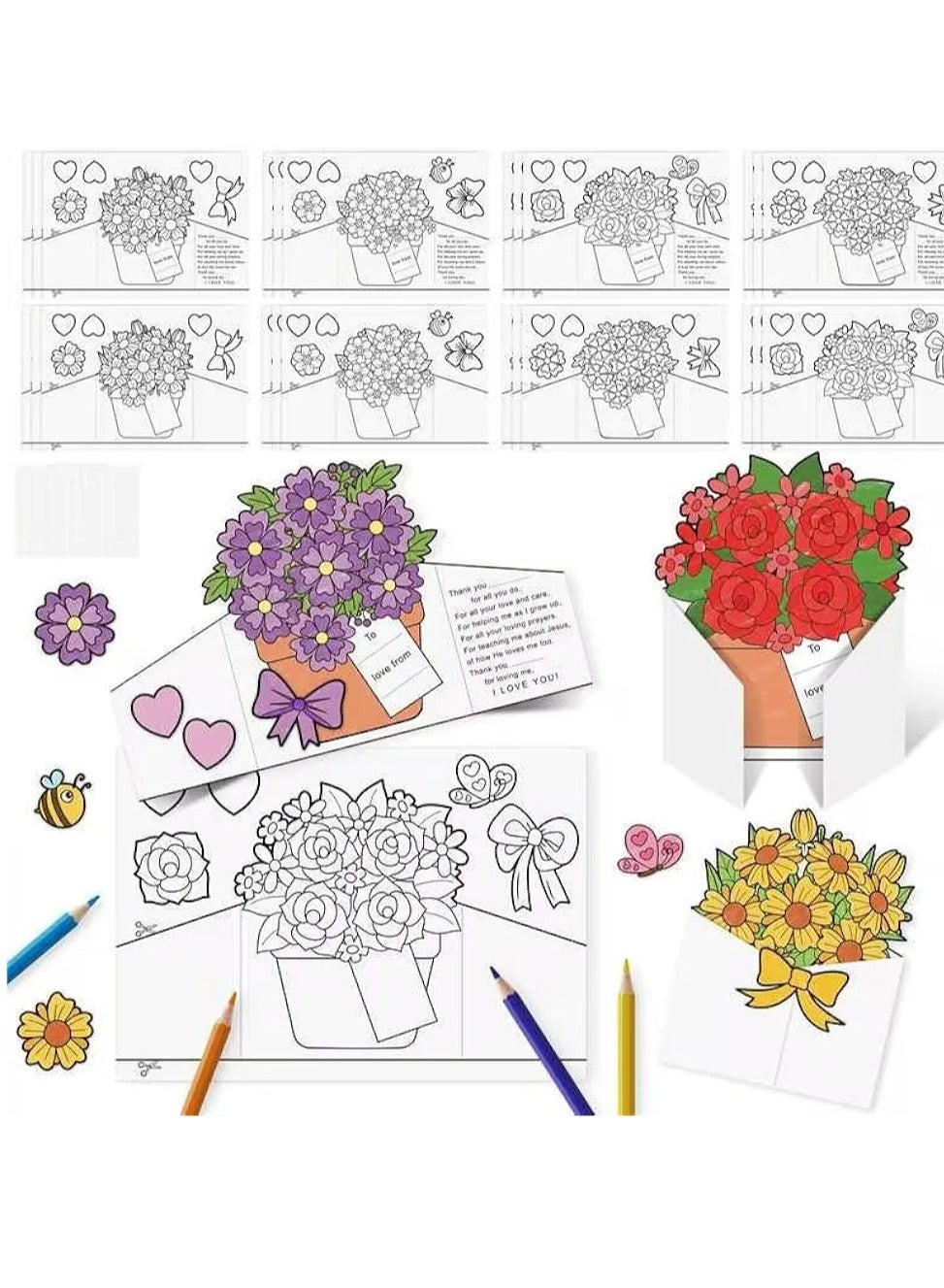 مواصفات و سعر Generic Mothers Day Crafts for Kids - 24pcs Mothers Day ...