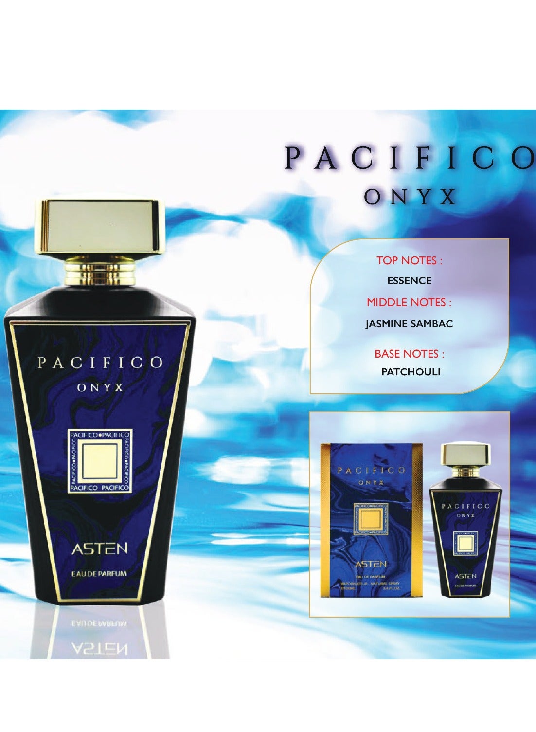 Lattafa PACIFICO ONYX BY ASTEN EAU DE PARFUM 100ml price in Saudi