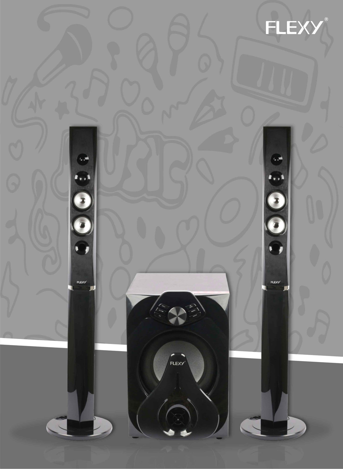 Flexy Home Theater 18000 Dolby Digital, Bluetooth