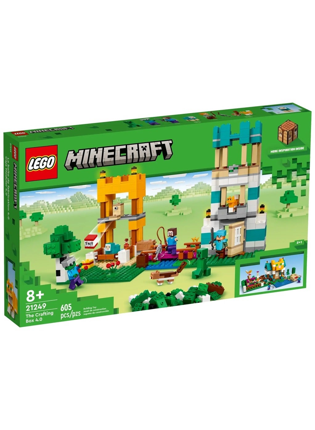 LEGO Minecraft The Crafting Box 605 Pieces 21249 price in