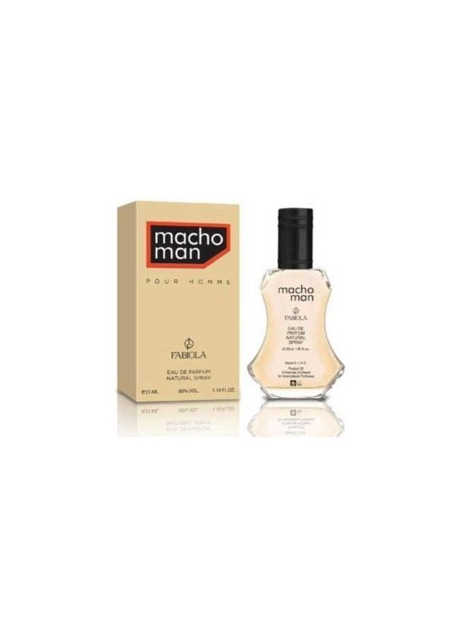 Macho Man Eau de Perfume for Men by Fabiola 35 ml price in Egypt