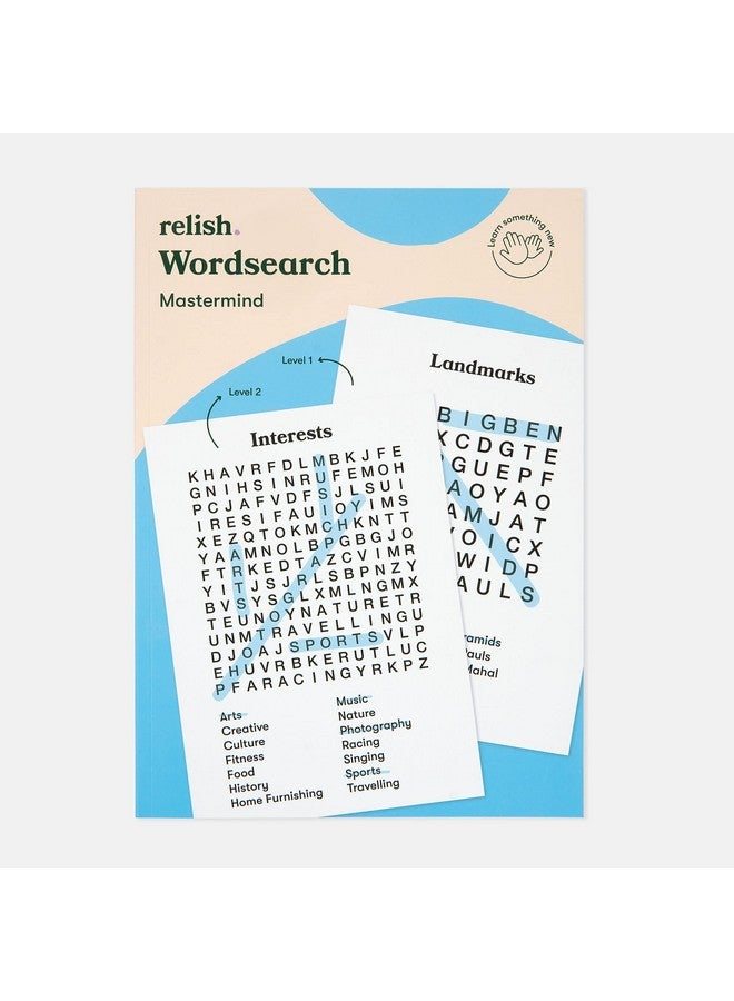 Relish Large Print Word Search Dementia Activities For Seniors Products ...