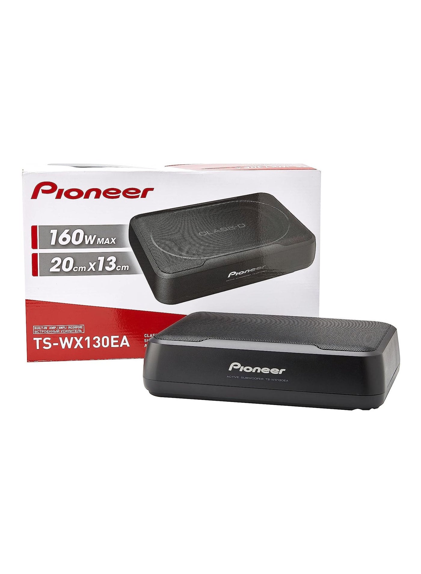 Pioneer Car Under Seat Active Subwoofer TS-WX130EA Sealed Active - Main Image