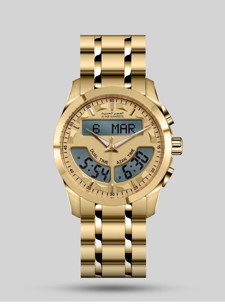 Al fajr watch golden sale