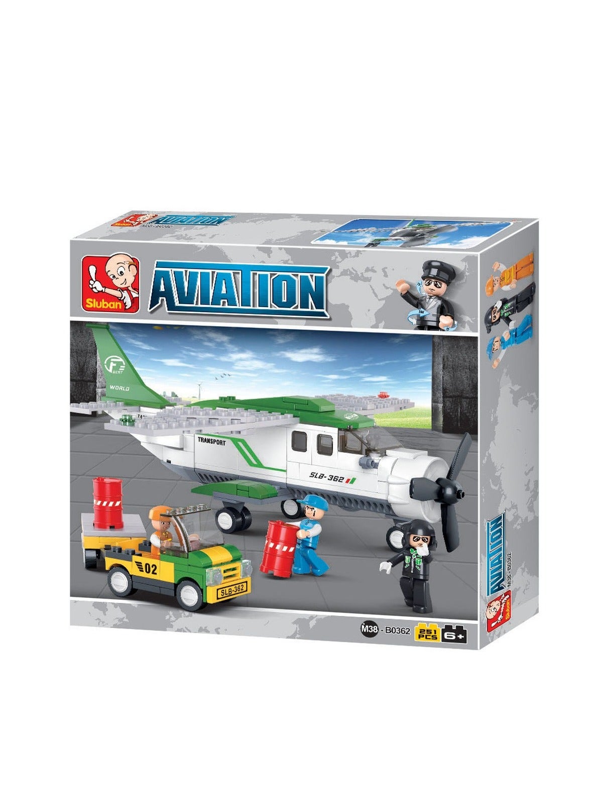 Sluban Aviation C Mini Transport Plane Bricks Set 251 Pieces M38 B0362 price in Egypt Compare Prices