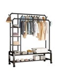 LEDIN Clothes Rack Cloth Drying Stand Hanger 150 with storage rack ...
