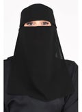 ABAYAT NAWAEM Kuwaiti niqab with a double layer of Japanese rubber KSA ...