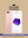 Renewed - iPhone 7 Plus With FaceTime Rose Gold 128GB 4G LTE