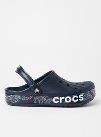 blue bandana crocs