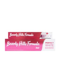 beverly hills perfect white black sensitive toothpaste