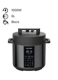 9 In 1 Multi Use Instant Programmable Electric Smart Pot 2 Pressure Cooker 6 L 1000 W SP204K Black