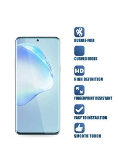 Samsung Galaxy Screen No-Bubble Scratch-Resistant Samsung Screen Protector Tempered Glass, Anti-Fingerprint 