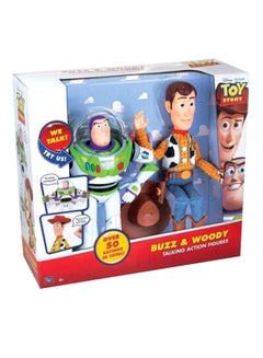 toy story buzz and woody talking action figures